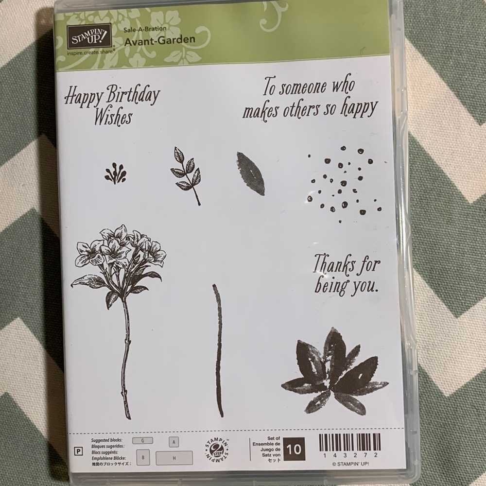 New! Stampin’ Up! Avant- Garden